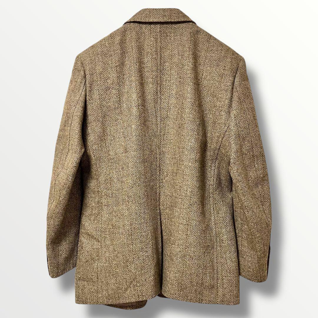 ★美品★ テーラードジャケット　ジャケット　英国老舗　ツイード　ヘリンボーン　M