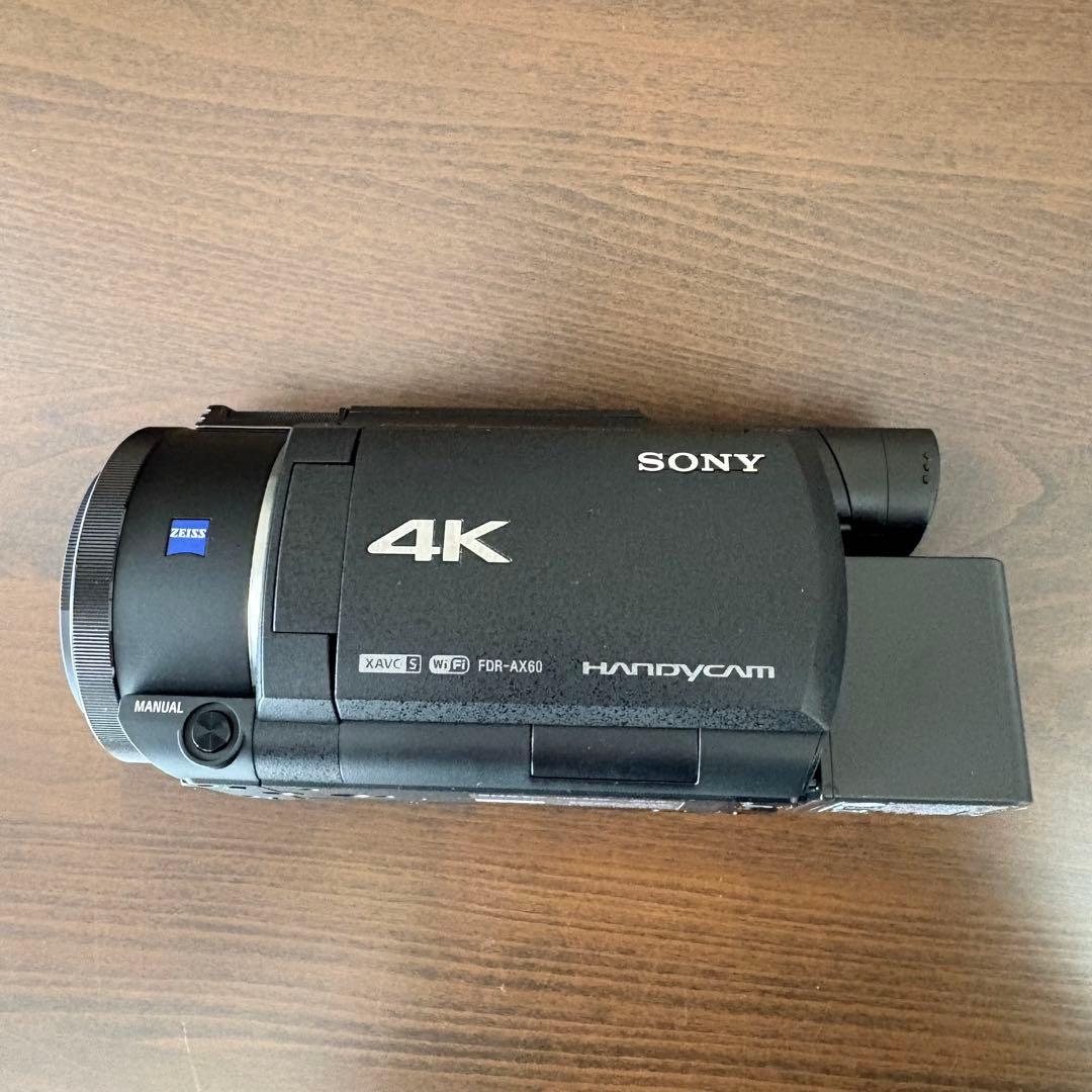 動作確認済み　SONY FDR-AX60 4K ハンディカムビデオカメラ　ソニー