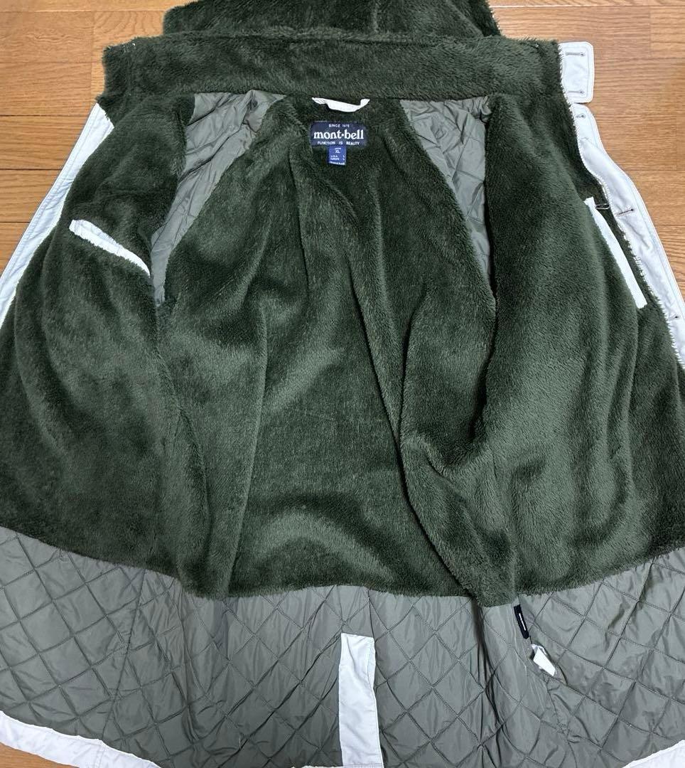 90s00s？ビンテージ モンベル ボアライナーモッズコート風ナイロン XL