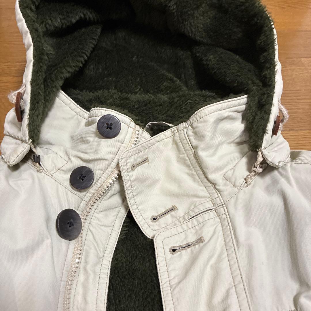 90s00s？ビンテージ モンベル ボアライナーモッズコート風ナイロン XL
