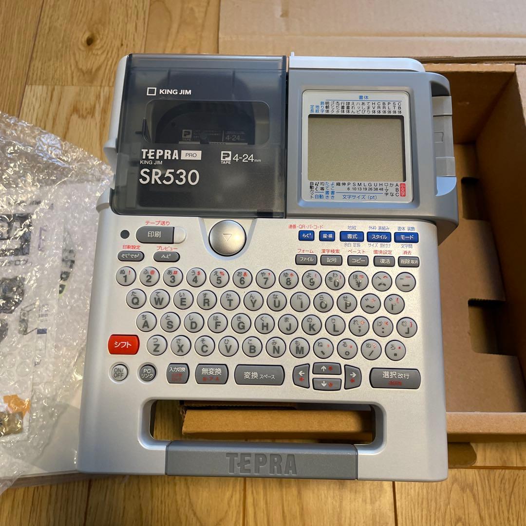 超美品　KING JIM SR530 カートリッジ4個付き