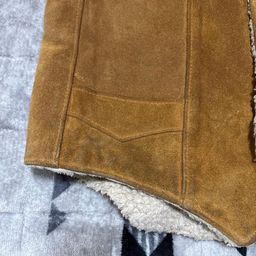 80s Schott WESTERN スウェード ベスト usa製 L ボア