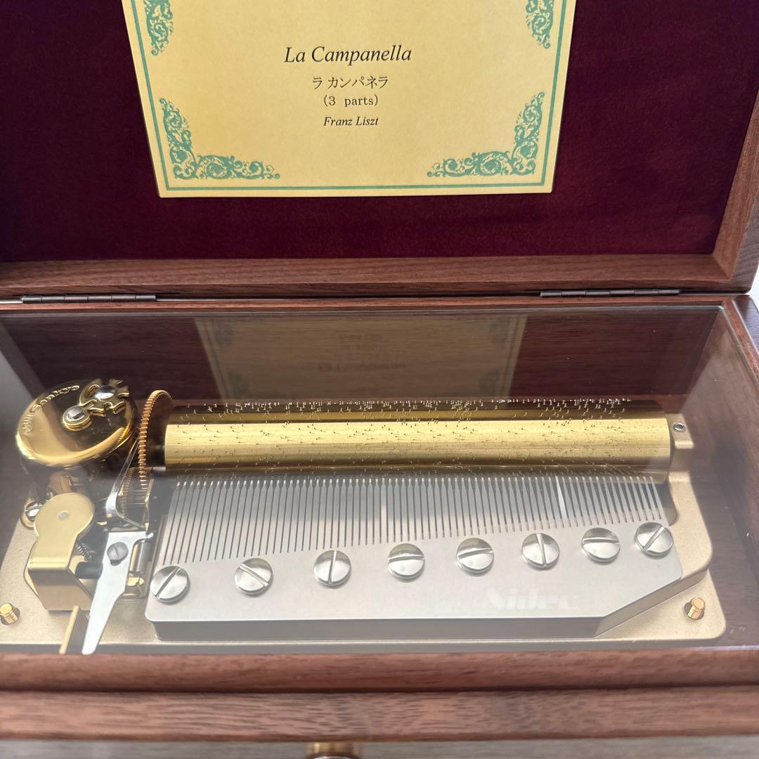 72弁】SANKYO 高級オルゴール ラ・カンパネラ