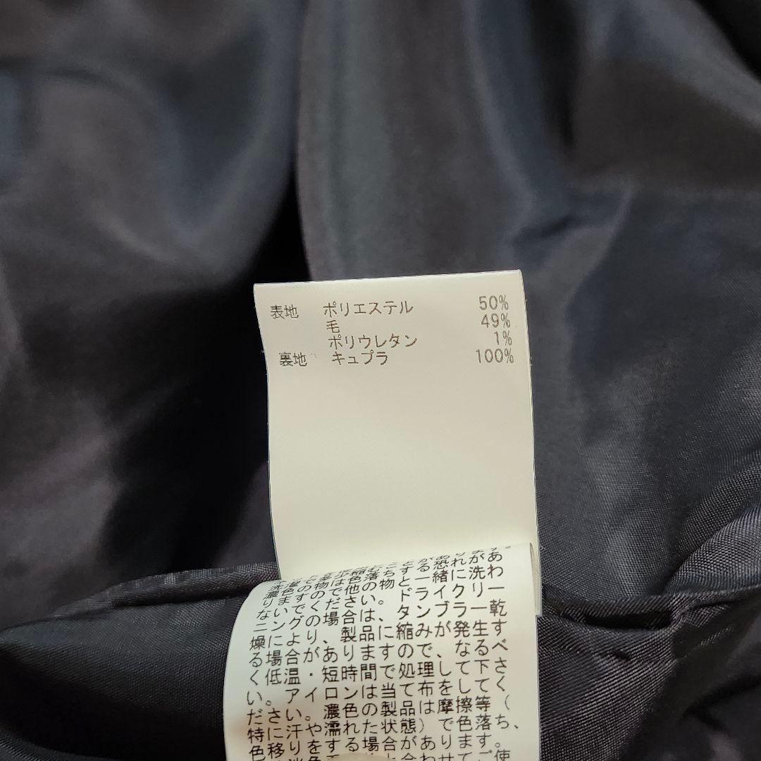 美品☆アナイ　ウールツイルストレッチダブルジャケット　金ボタン　38