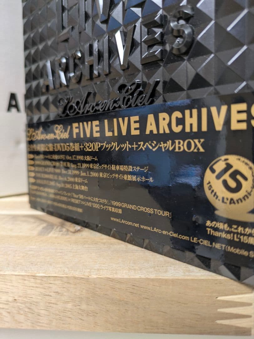 L'Arc-en-Ciel FIVE LIVE ARCHIVES 特別BOX