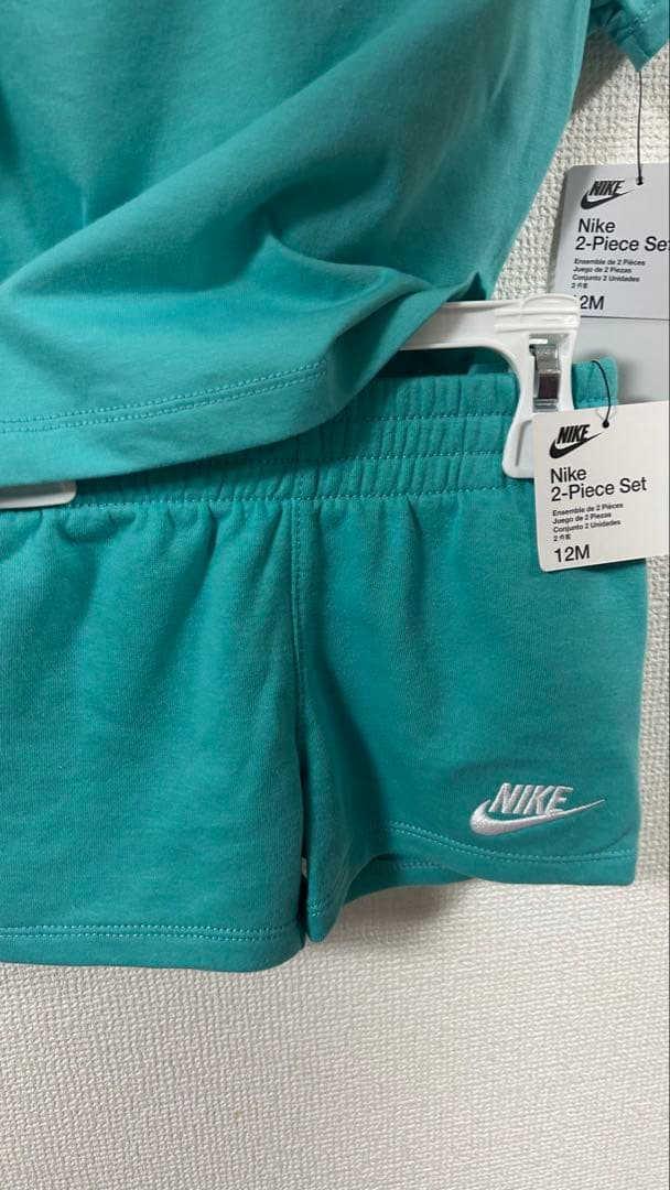 NIKE ターコイズ セットアップ　ベビー　子供服　海外輸入品　スポーツ