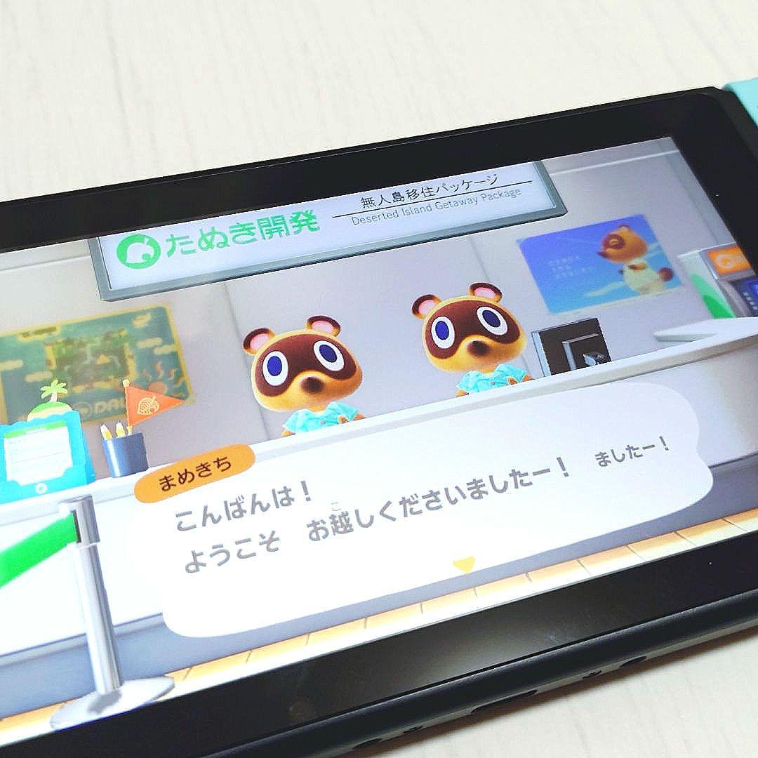 【匿名配送】Switch本体　どうぶつの森ソフト・amiiboカード付き※箱無し