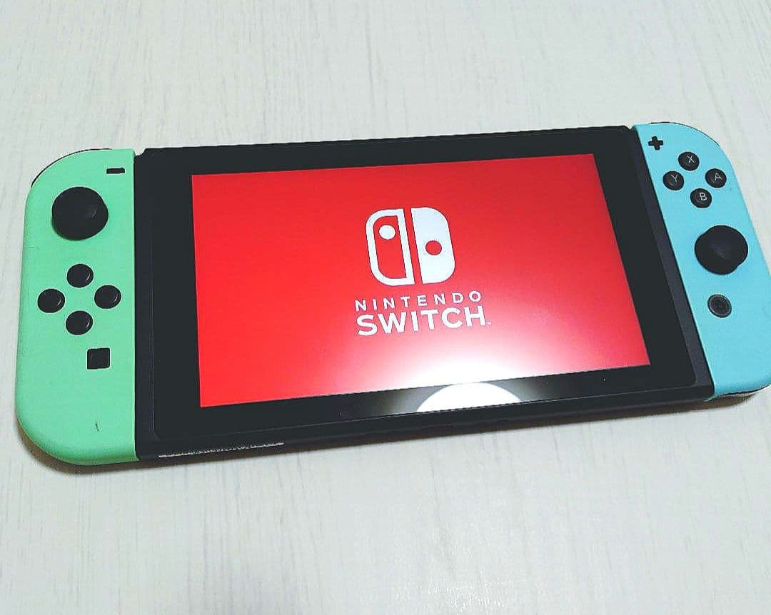 【匿名配送】Switch本体　どうぶつの森ソフト・amiiboカード付き※箱無し