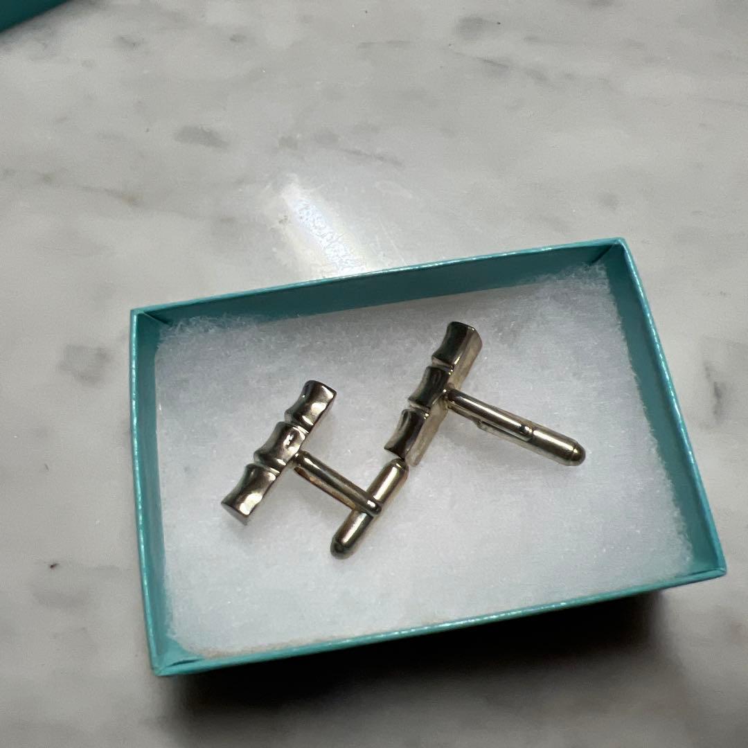 Tiffany & Co. シルバー /最終値下げ！バンブースタイルカフリンクス
