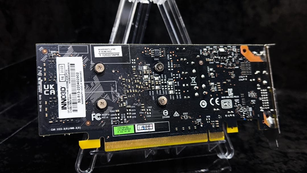 NVIDIA GeForce GTX 1030 2G 3種類BM完走 正常動作品