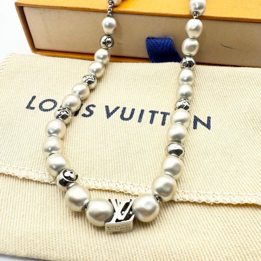 【2月中販売中止】もう値下げしたくないですLV ネックレス・パール フュージョン