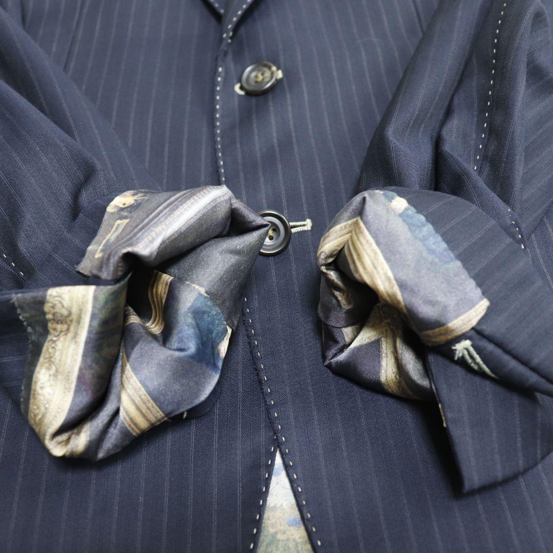 難あり　Paul Smith　犬額縁柄　ストライプ　セットアップ　M