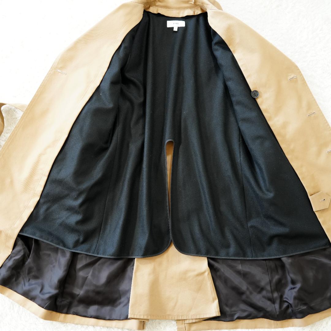 【極美品】HYKE　ハイク　インナー付きトレンチコート　ベージュ　サイズ3