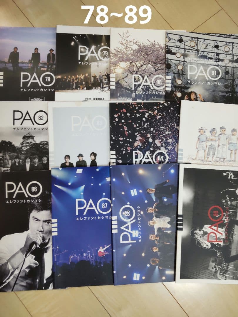 エレファントカシマシ 会報 PAO