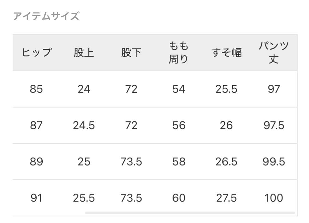 美品　ヘルシーデニム　26 マカロニ　SLOBE IENA