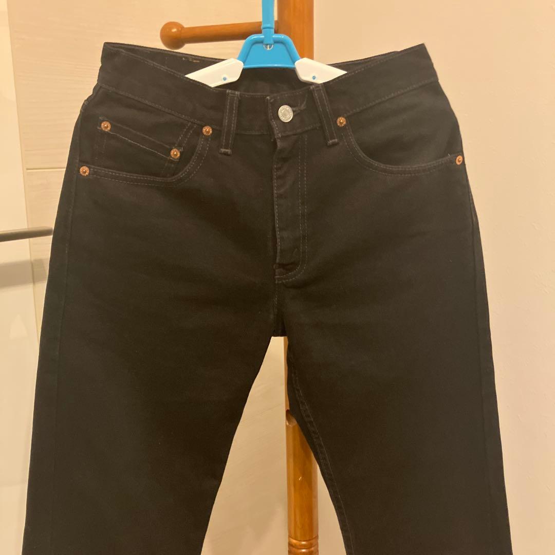 美品　90s USA製　Levi's505 ブラックデニムW28L32