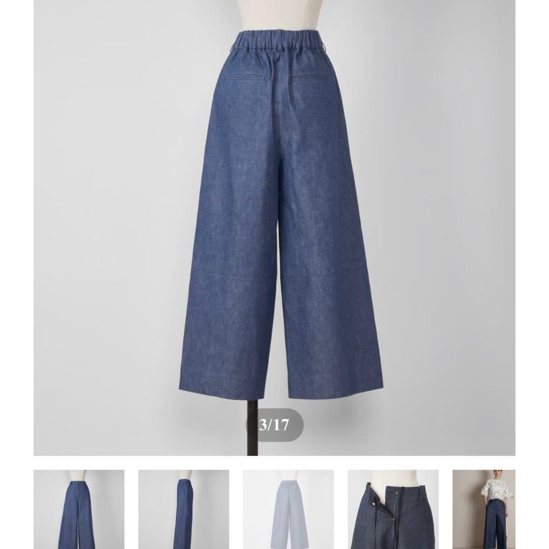 heve. エレガントラインデニム　36サイズ　blue