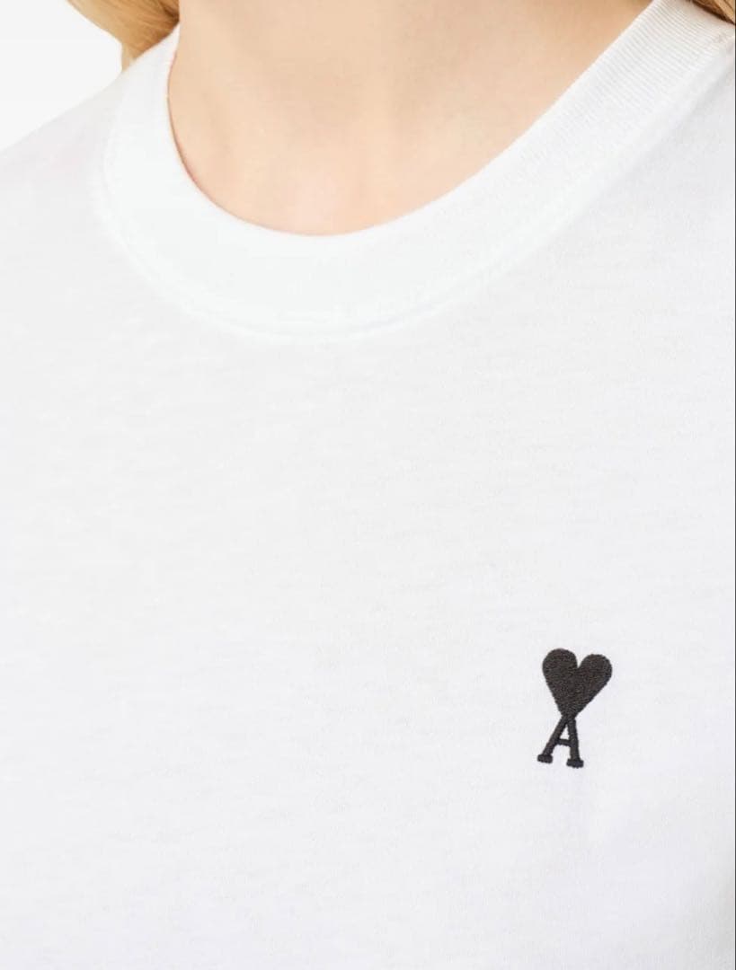 アミパリス ホワイトコットンTシャツ
