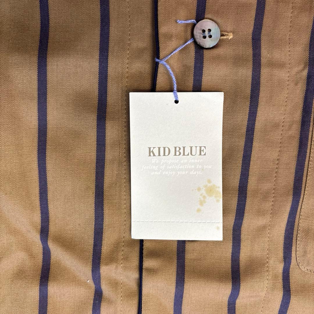新品タグ付き　キッドブルー　kids blue パジャマ M ストライプ