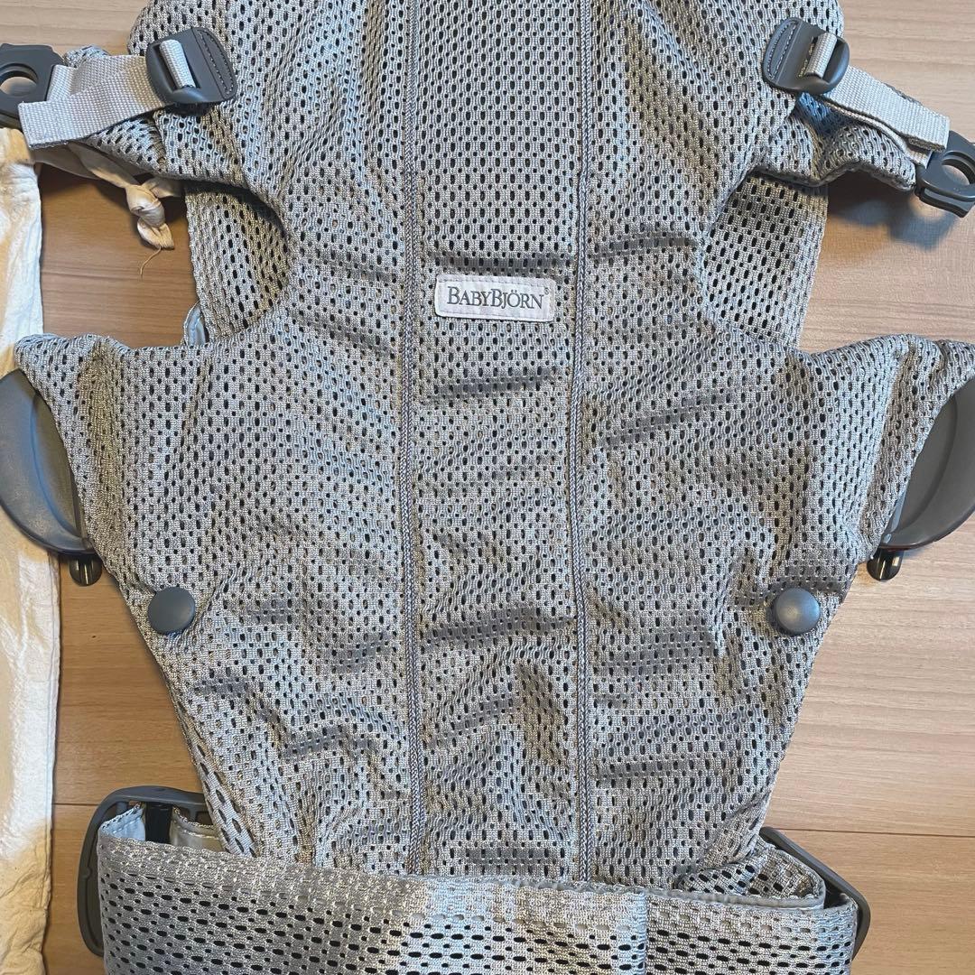 【値下げしました】BabyBjörn ベビーキャリアMINI抱っこ紐 グレー