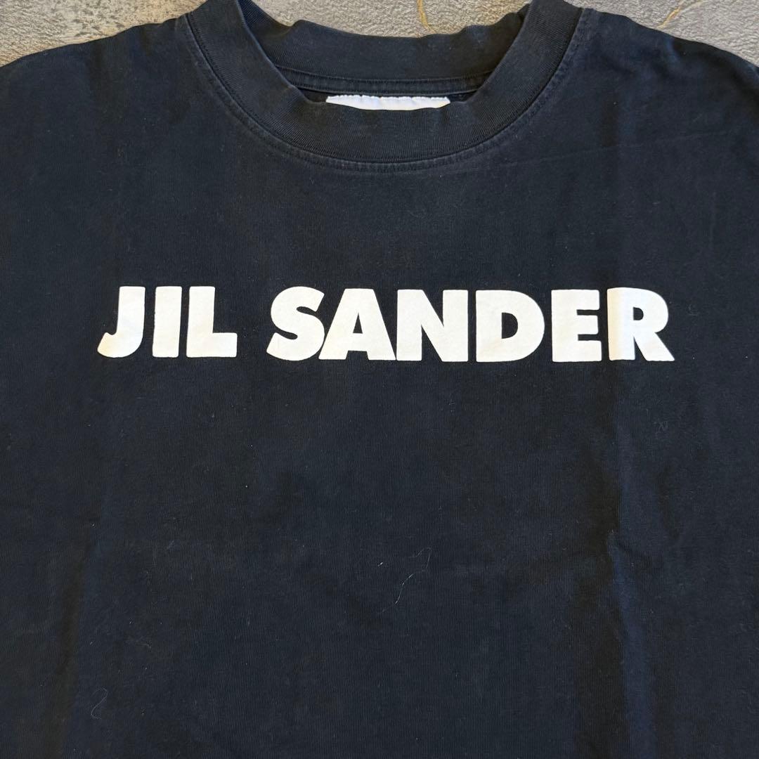 JIL SANDER ロゴプリント Tシャツ ブラック