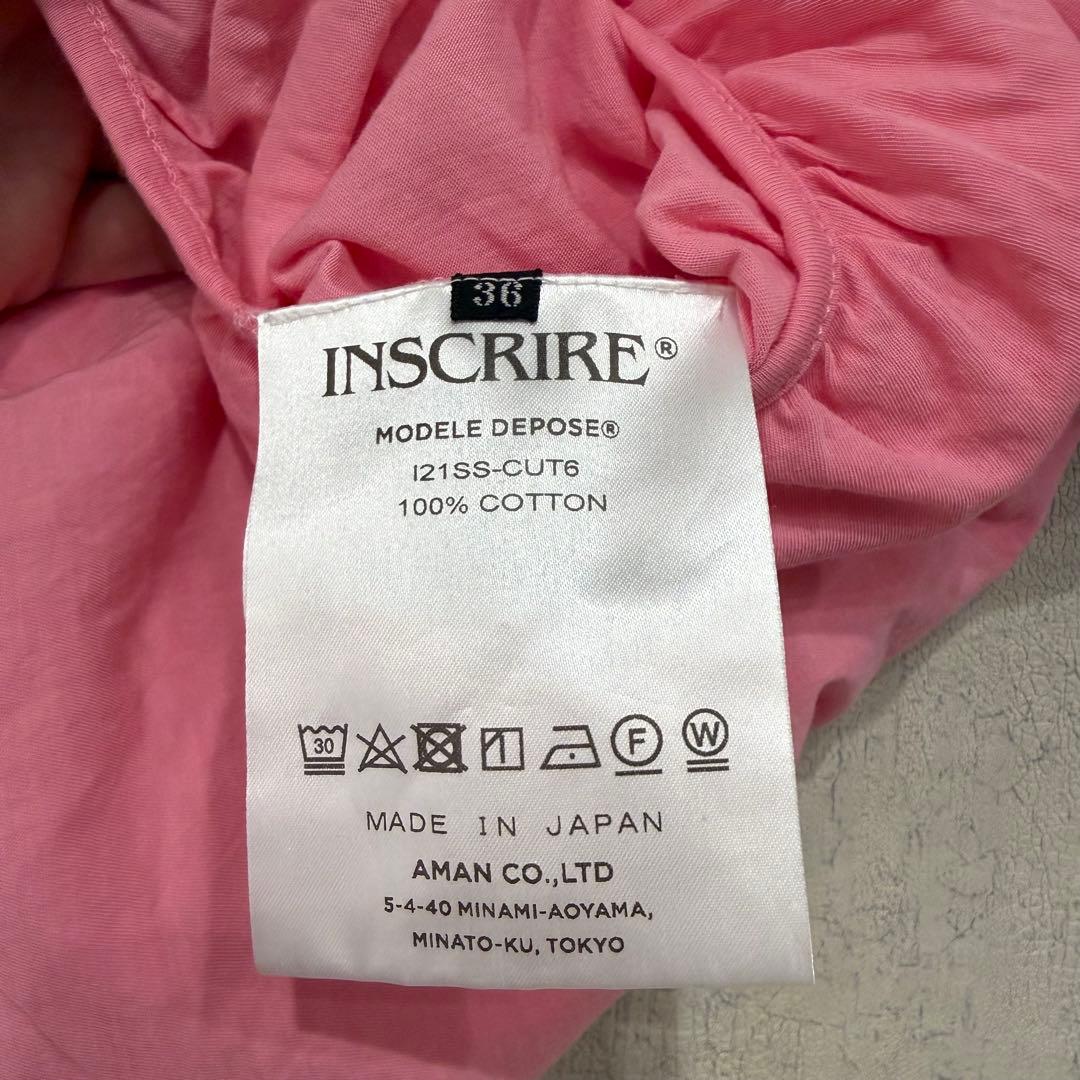 INSCRIRE | アシンメトリー Tシャツ アンスクリア 36