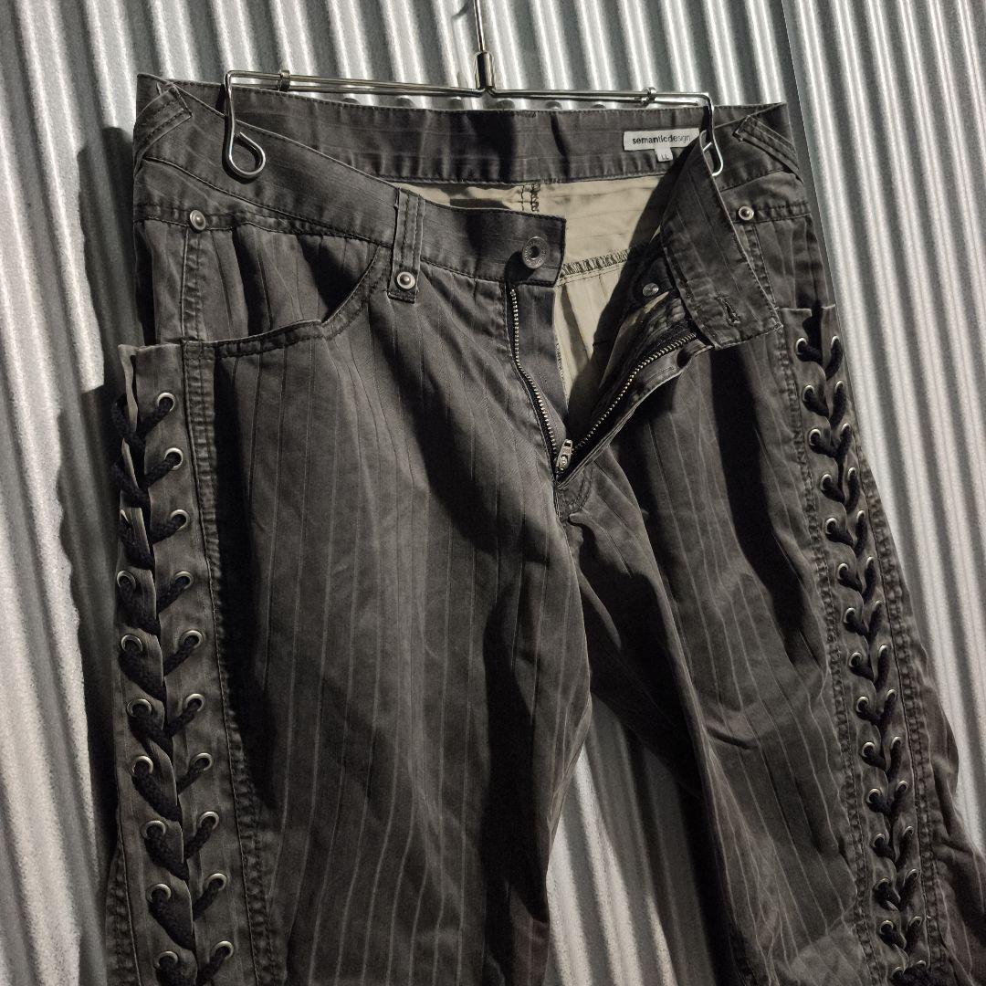パンツ Y2K 00s archive Semantic Lace Up Pants
