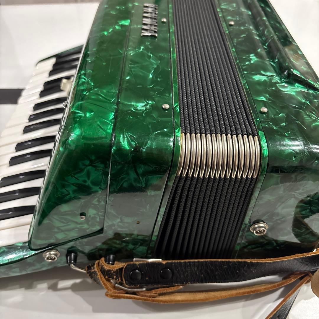 YAMAHA アコーディオン アルト ALTO 32グリーン ケース付き
