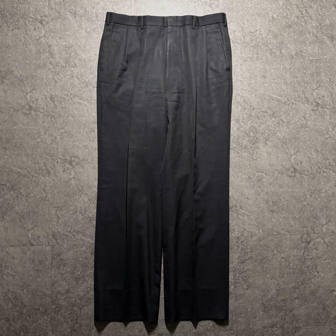 vintage ダブル　スーツ　セットアップ　イブサンローラン　ネクタイ　鹿子編
