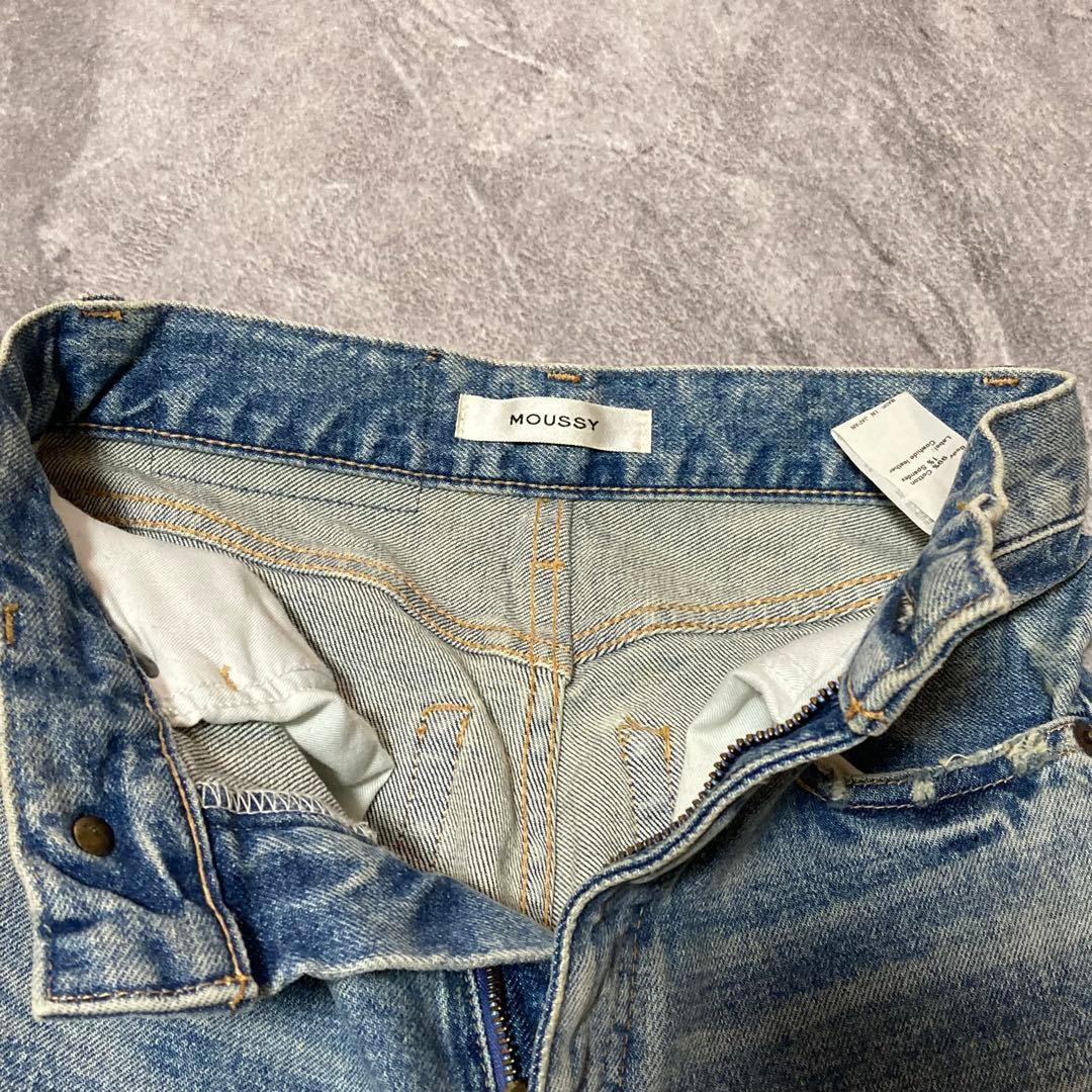 マウジー　MOUSSY MVS FLAREフレアデニム ダメージ加工　23