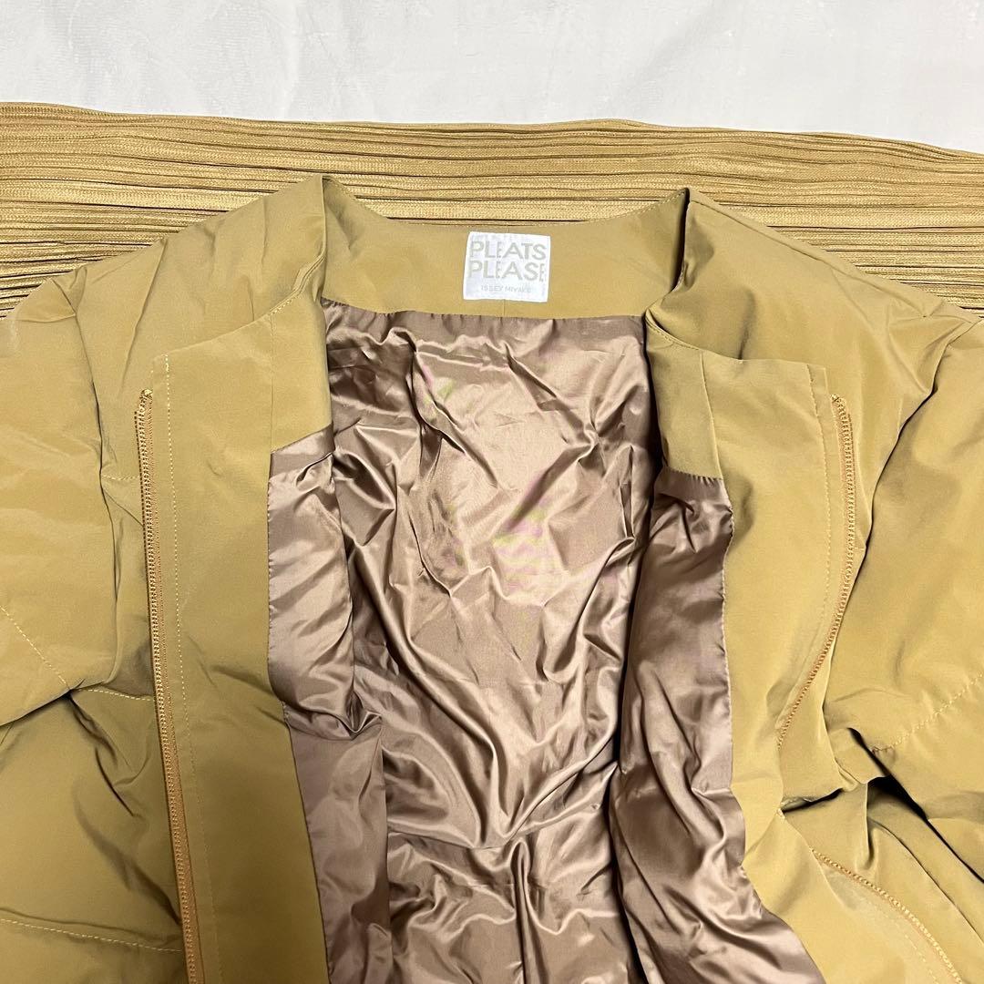 PLEATS PLEASE ISSEY MIYAKE プリーツコート ダウン S