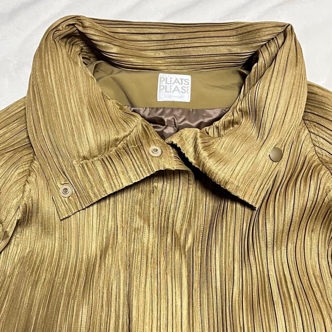 PLEATS PLEASE ISSEY MIYAKE プリーツコート ダウン S