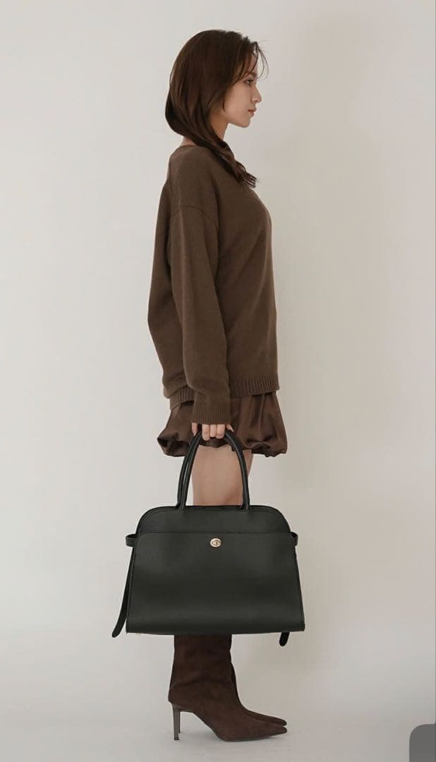 【美品】KINO THE KEI（キノザケイ）★ベルテッド ボストン バッグ