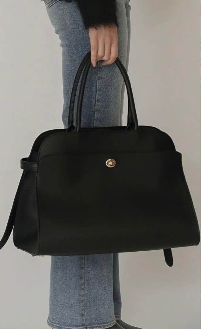 【美品】KINO THE KEI（キノザケイ）★ベルテッド ボストン バッグ