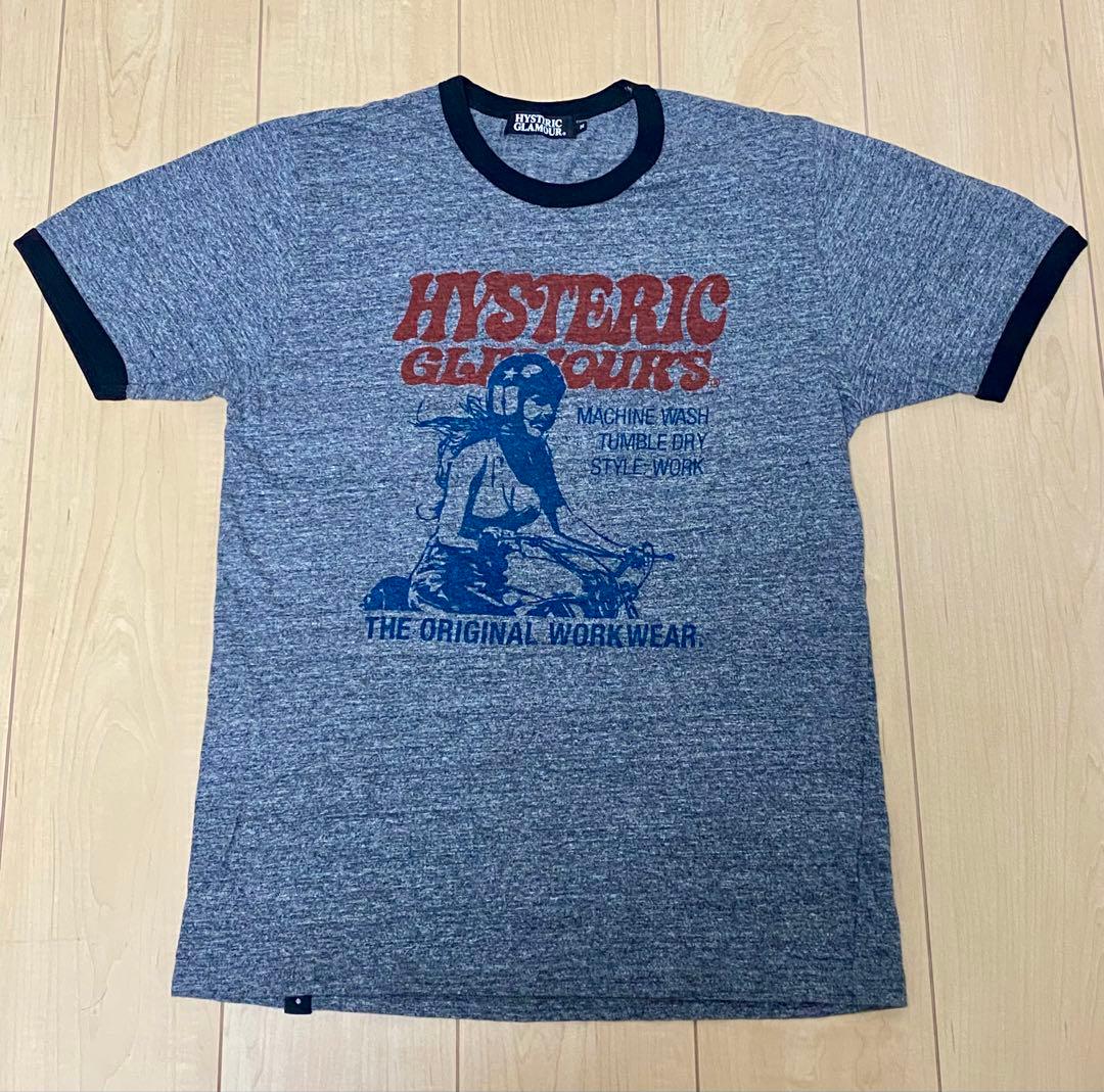 HYSTERIC GLAMOUR Mサイズ　Tシャツ　バイクガール　ヒステリック