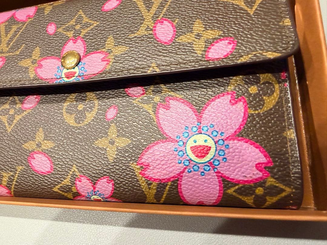LOUIS VUITTON ルイヴィトン 村上隆 長財布　チェリーブロッサム