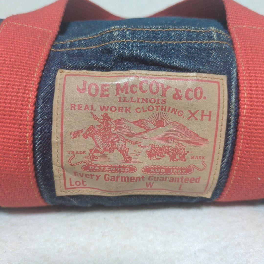 ジョーマッコイ デニム ミニドラムバッグ 赤耳 セルビッジ JOE McCOY