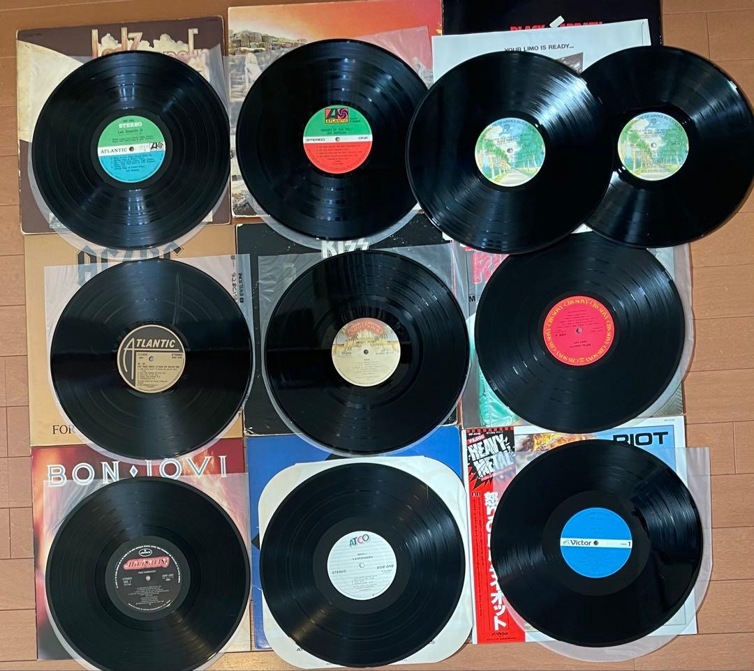 レコードまとめ売り　ハードロック名盤9枚セット