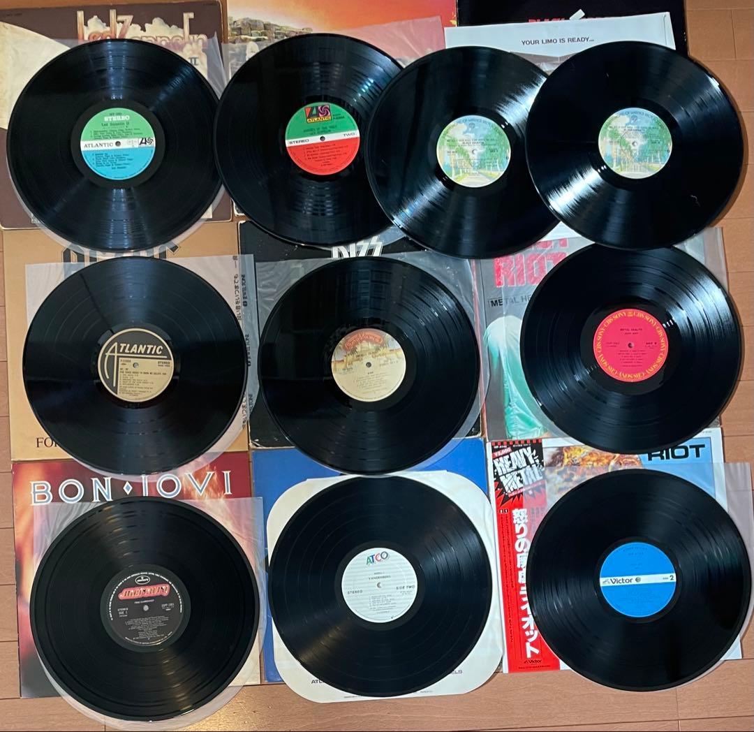 レコードまとめ売り　ハードロック名盤9枚セット