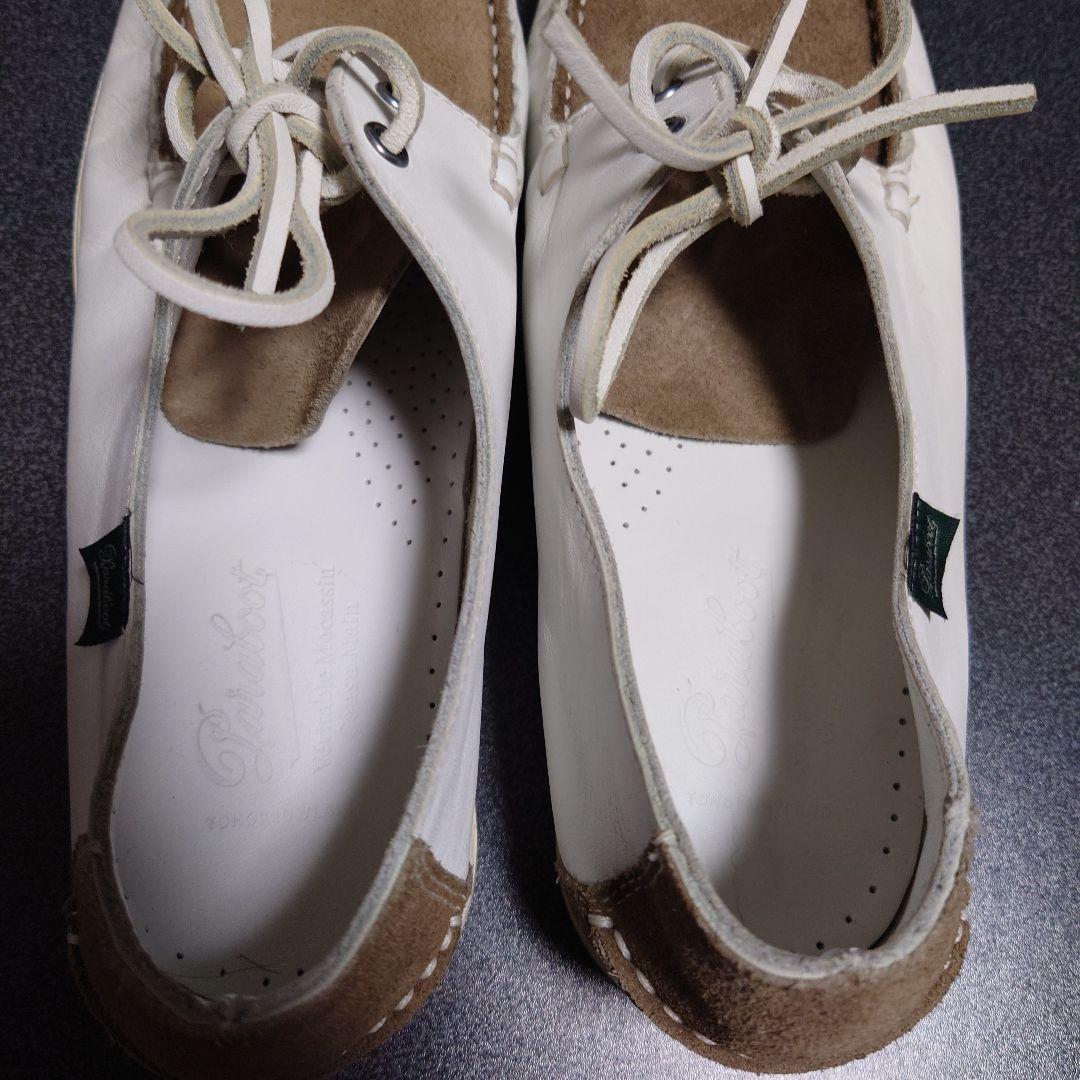 Paraboot ドミング　トゥモローランド別注 ホワイト/ベージュ