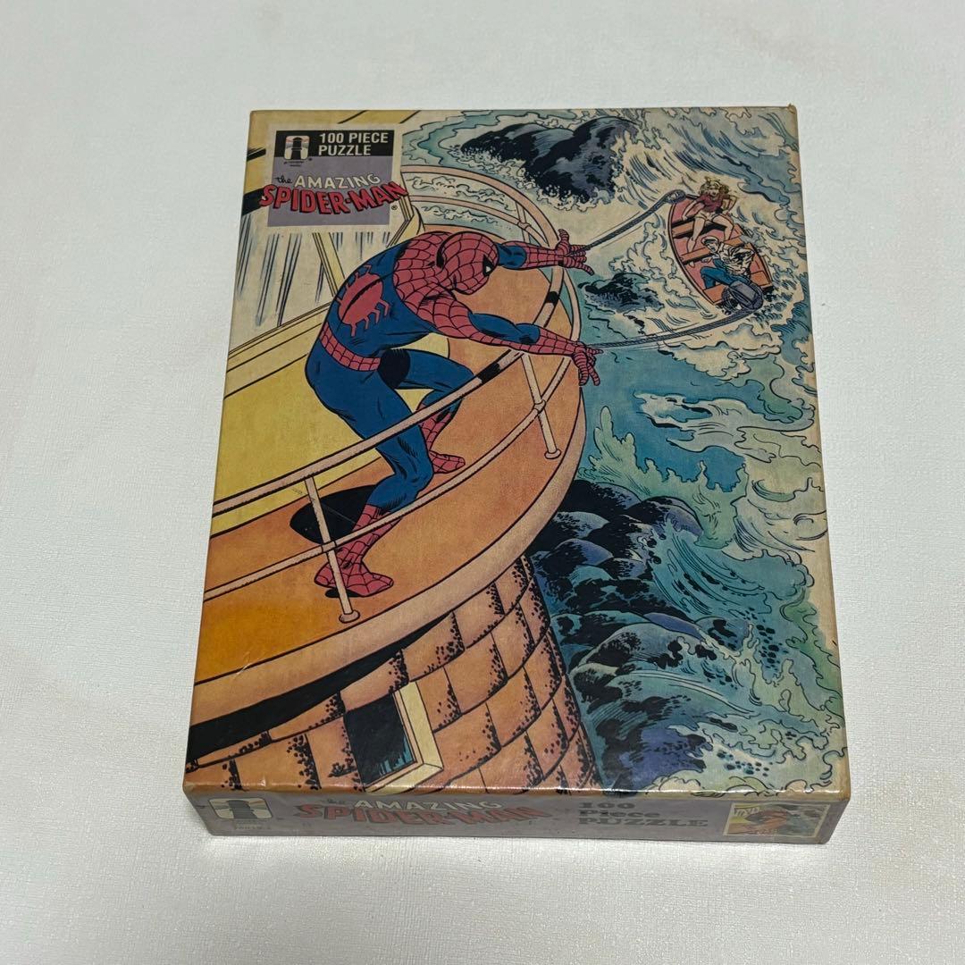 スパイダーマン　フィギュア　パズル　セット