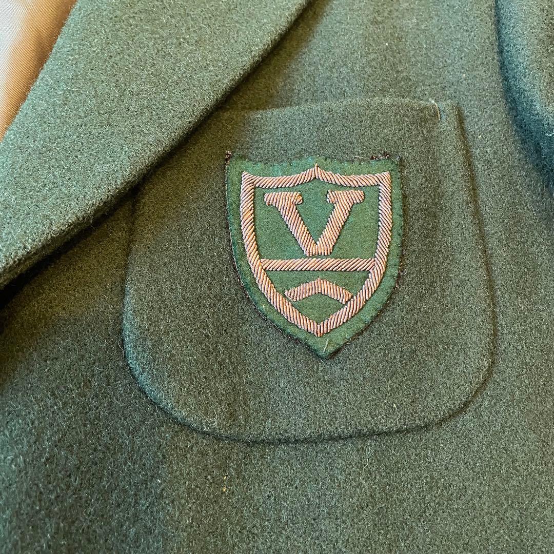 VAN JACKET テーラードジャケット 金ボタン ワッペン 90s Lサイズ