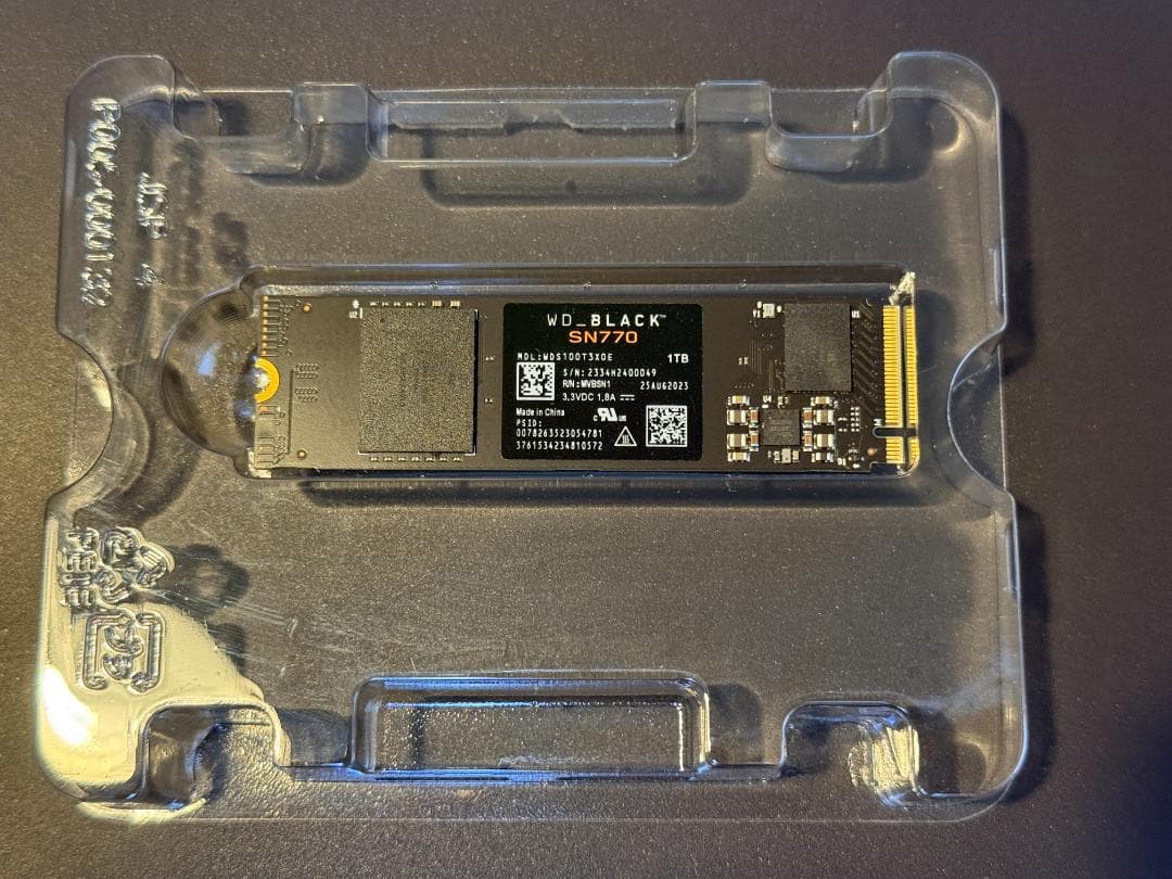 内蔵型SSD WD_BLACK SN770 NVMe SSD 1TB