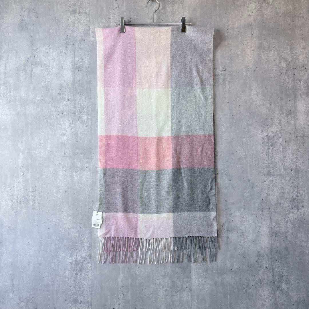 新品✨ foulatelier　フラトリエ　カシミヤ起毛 大判チェックマフラー