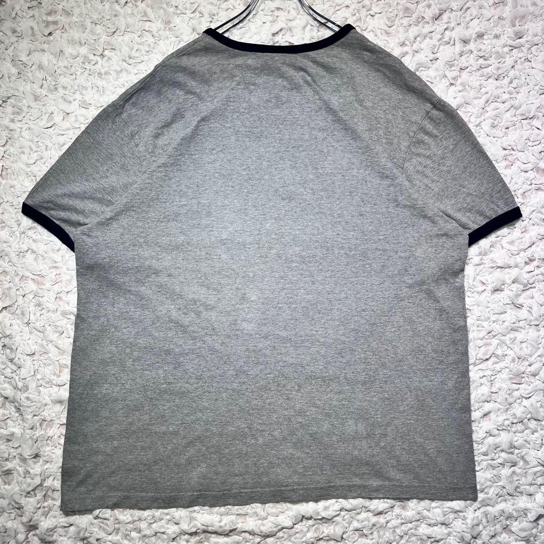 『90s』 POLO SPORT リンガー　Tシャツ タイガー グレー　【XL】