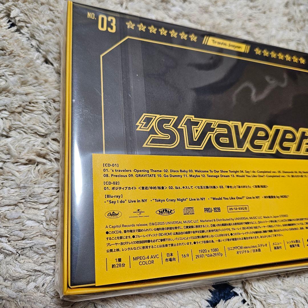 Travis Japan「 's travelers」FC盤