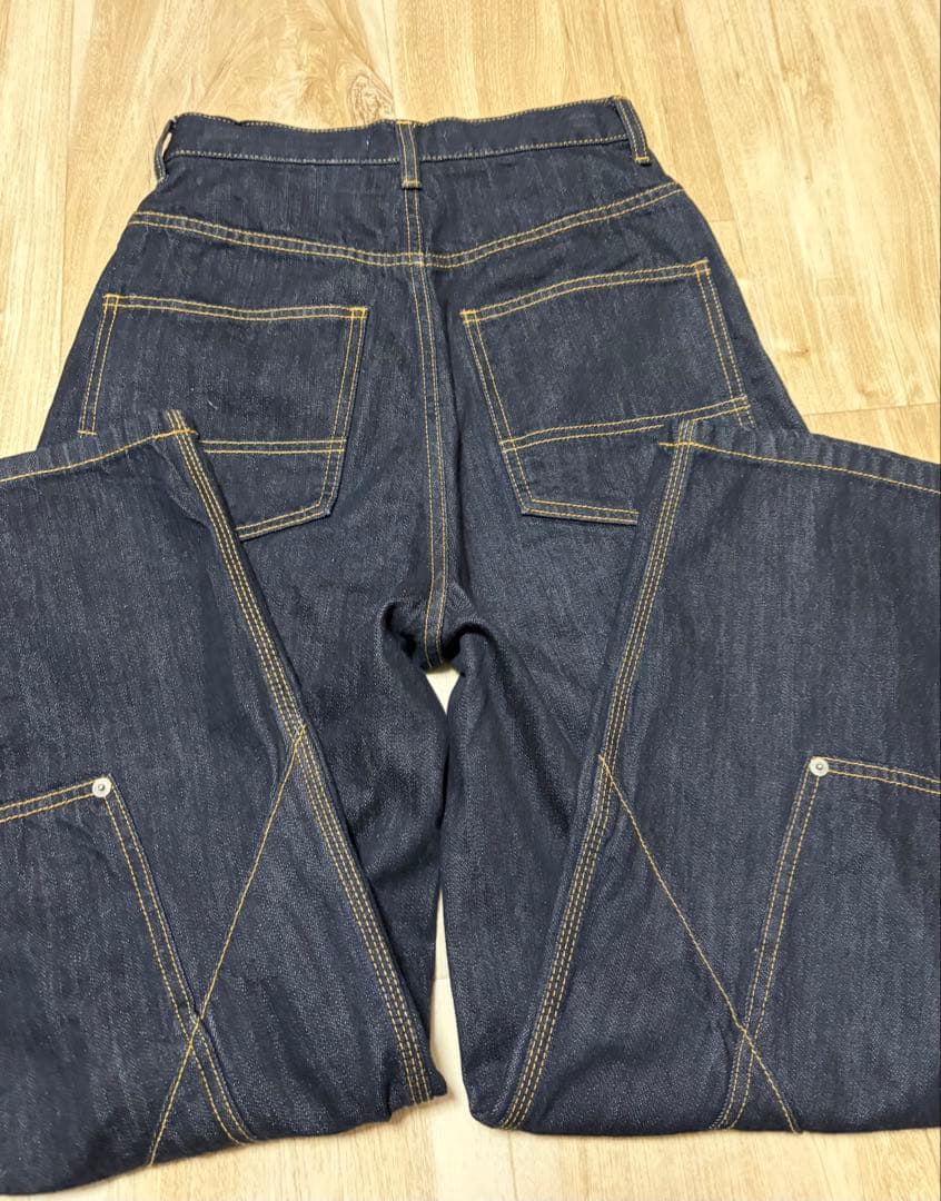 MOUSSY LOW CLOTCH ペインターパンツ One Wash サイズ0