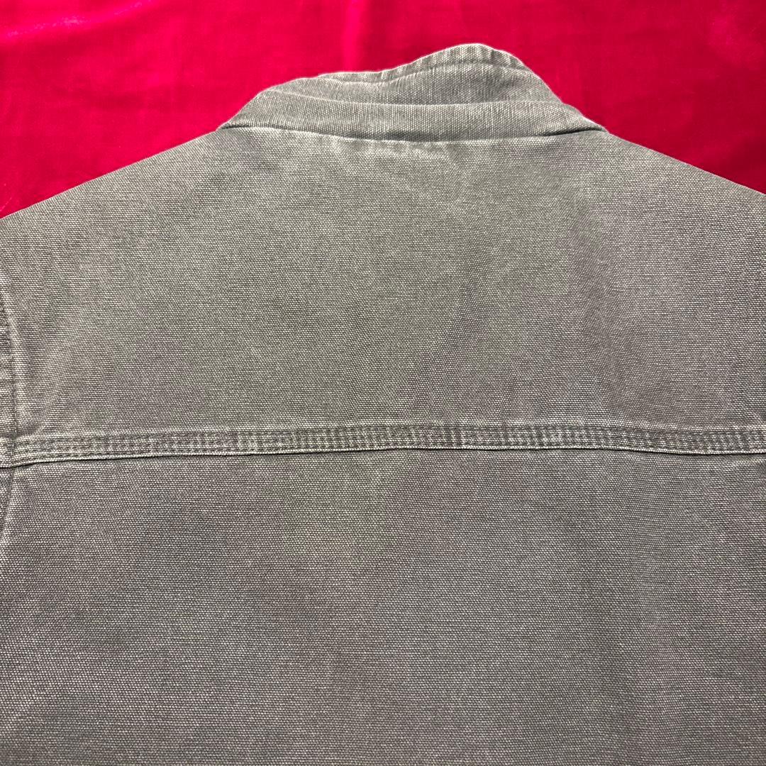 希少サイズ Carhartt ベスト フェード モスグリーン 裏地ボア