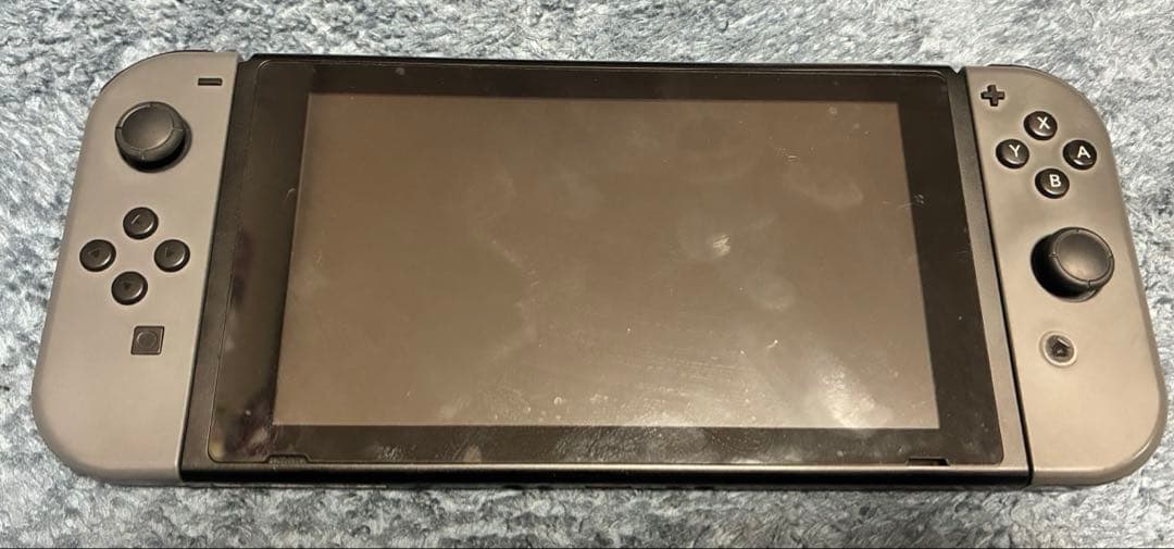 nintendo switch 初期型 本体 グレー色 SDカード付き