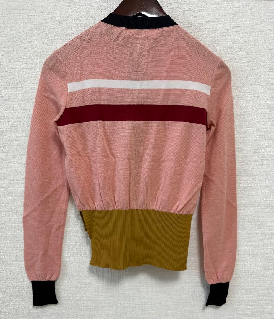 MARNI カラーブロック 長袖カーディガン